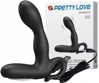 Wibracyjny masażer prostaty Pretty Love Barrack silikonowy wodoodporny USB