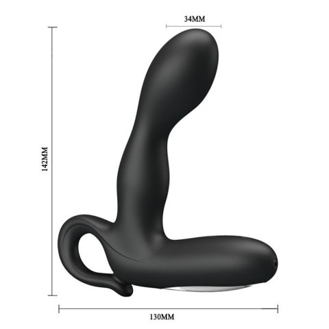 Wibracyjny masażer prostaty Pretty Love Barrack silikonowy wodoodporny USB