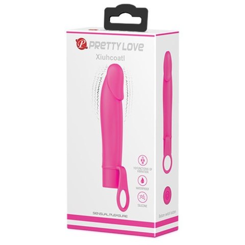 Wibrator punktu G silikonowy Pretty Love Xiuhcoatl 13 cm 10 funkcji
