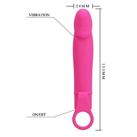 Wibrator punktu G silikonowy Pretty Love Xiuhcoatl 13 cm 10 funkcji
