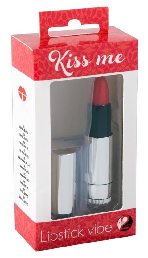 Wibrator szminka You2Toys czerwony 8,7 cm