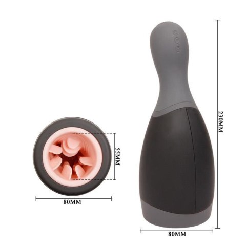 Wibrujący masturbator Pretty Love Deep Pleasure silikonowy 23 cm USB