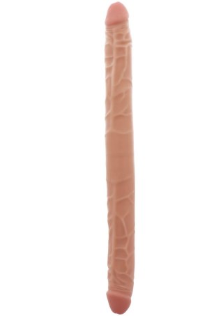 Dildo podwójne ToyJoy jasny odcień skóry 40 cm