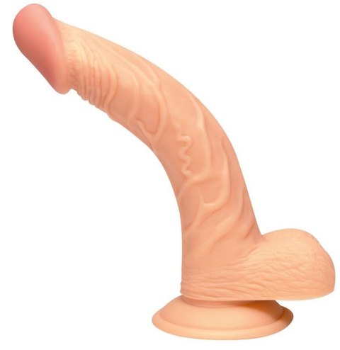 Dildo realistyczne zakrzywione NMC naturalne 19 cm