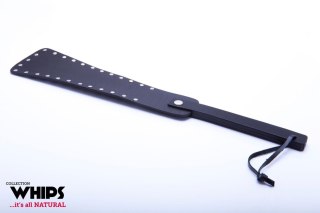 Pejcz skórzany z nitami Whips Collection 42 cm