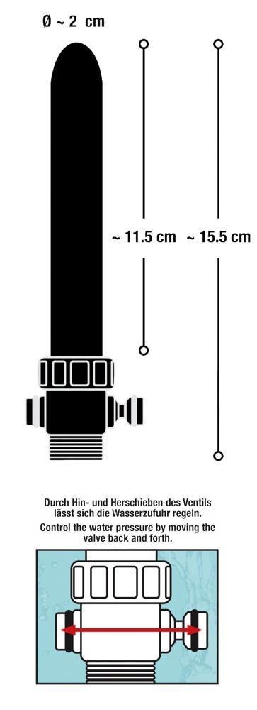 Prysznic analny You2Toys aluminiowy srebrny 15 5 cm