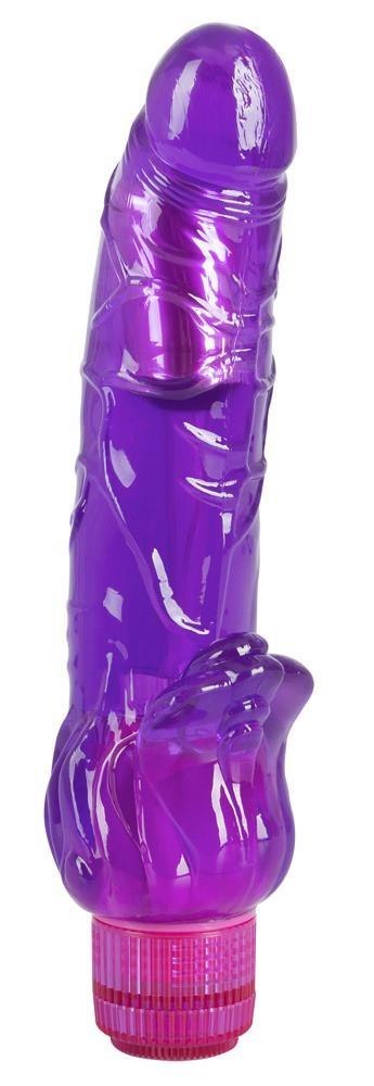 Wibrator żelowy H2O Viking Wet Vibe fioletowy 23 cm