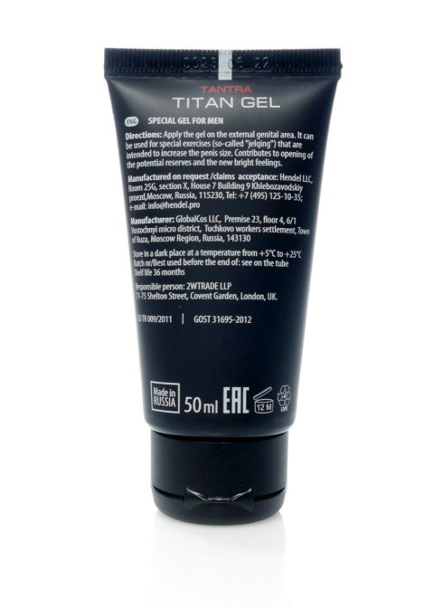 Żel powiększający Titan Gel 50ml