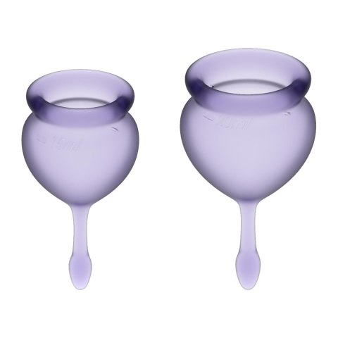 Zestaw kubeczków menstruacyjnych Satisfyer Feel Good fioletowy