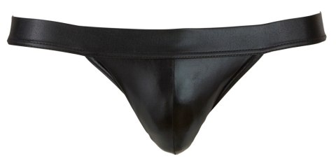 Jock męski elastyczny Svenjoyment czarny błyszczący XL