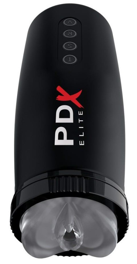 Masturbator PDX Elite Motobator 2 wibrujący z ssaniem USB 23 cm