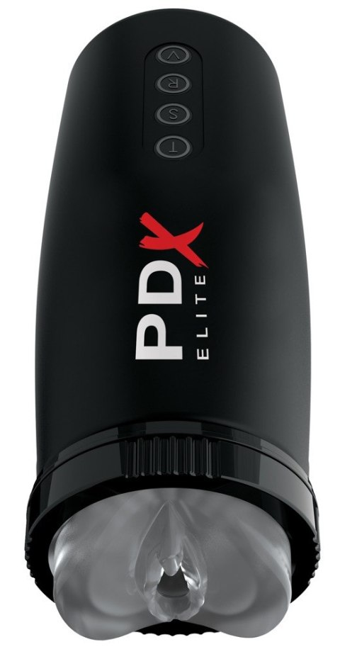 Masturbator PDX Elite Motobator 2 wibrujący z ssaniem USB 23 cm