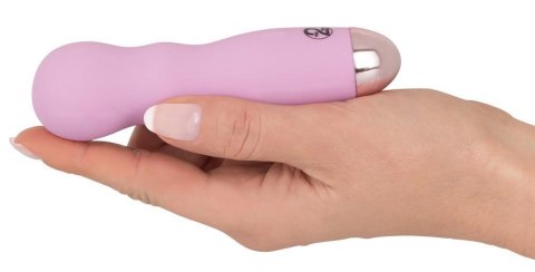 Mini wibrator Cuties różowy silikonowy USB 12 cm
