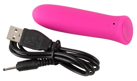 Mini wibrator Sweet Smile Power Bullet silikonowy USB 8,5 cm