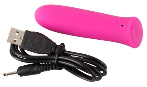Mini wibrator Sweet Smile Power Bullet silikonowy USB 8,5 cm