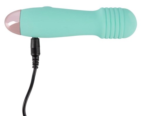 Mini wibrator silikonowy Cuties zielony USB 12,5 cm