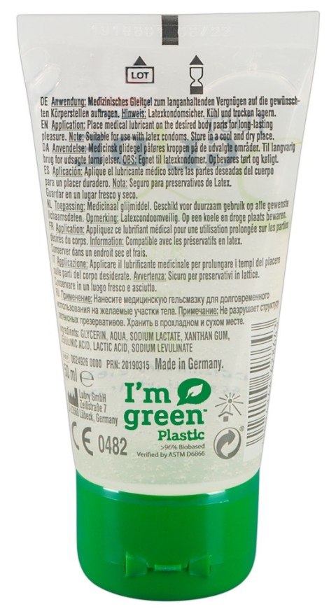 Organiczny żel nawilżający Just Glide Bio 50 ml