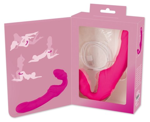 Strap-on wibrujący bez uprzęży You2Toys silikonowy USB 22 cm