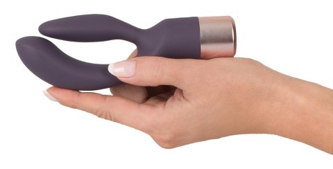 Wibrator króliczek Elegant Series podwójny silikonowy USB 15,2 cm