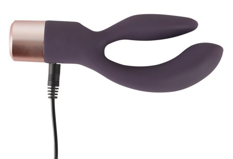Wibrator króliczek Elegant Series podwójny silikonowy USB 15,2 cm