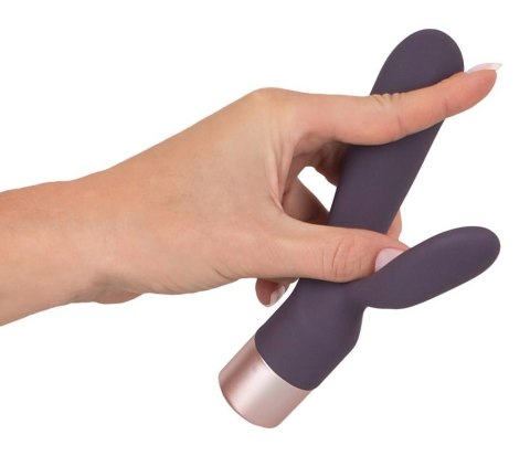 Wibrator króliczek Elegant Series podwójny silikonowy USB 15,2 cm