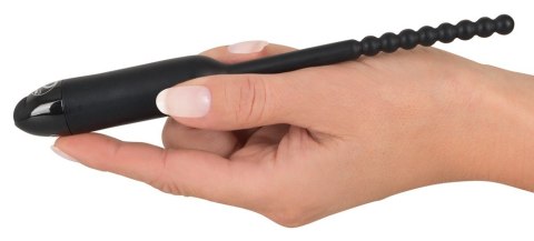 Wibrujący dilator Pearl You2Toys czarny silikonowy 19 cm