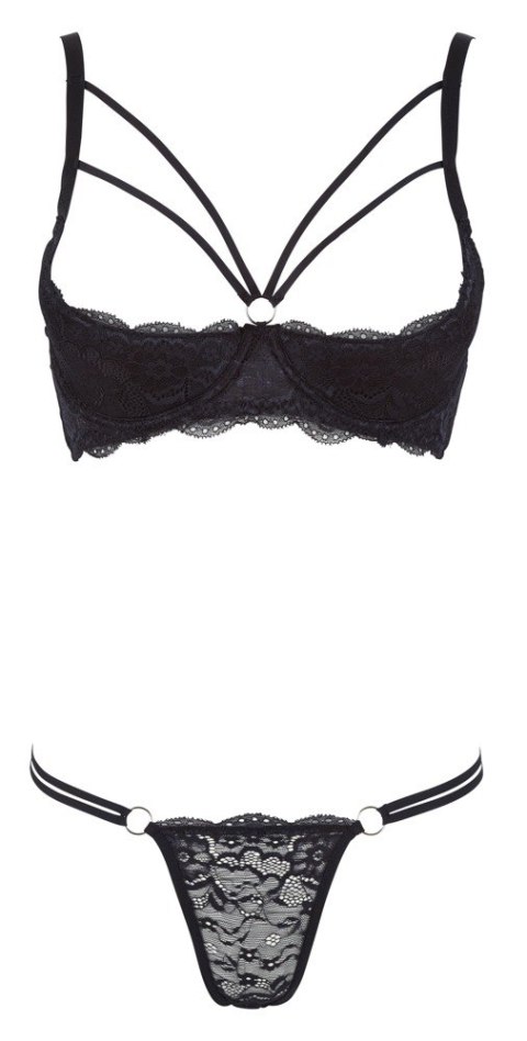 Biustonosz shelf lace Cottelli LINGERIE czarny 85B