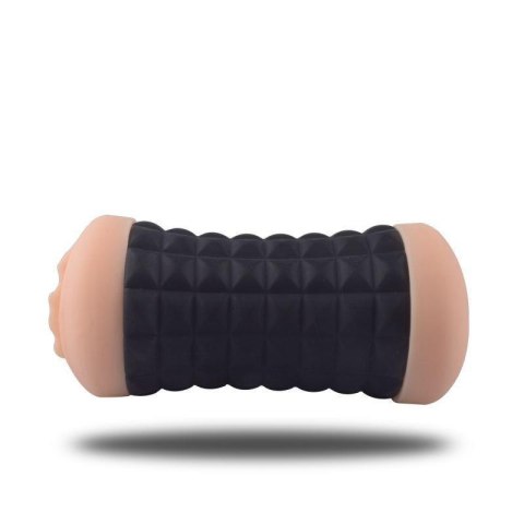 Masturbator podwójny Toyz4lovers czarny 15 cm