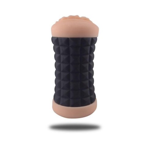 Masturbator podwójny Toyz4lovers czarny 15 cm