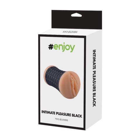 Masturbator podwójny Toyz4lovers czarny 15 cm
