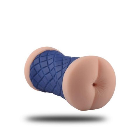 Masturbator podwójny silikonowy Toyz4lovers niebieski 15 cm