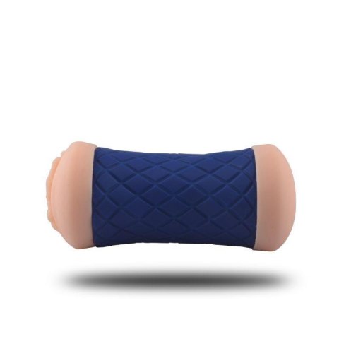 Masturbator podwójny silikonowy Toyz4lovers niebieski 15 cm