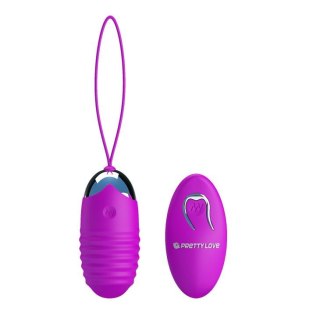 Bezprzewodowe wibrujące jajko Pretty Love Jessica USB 12 funkcji