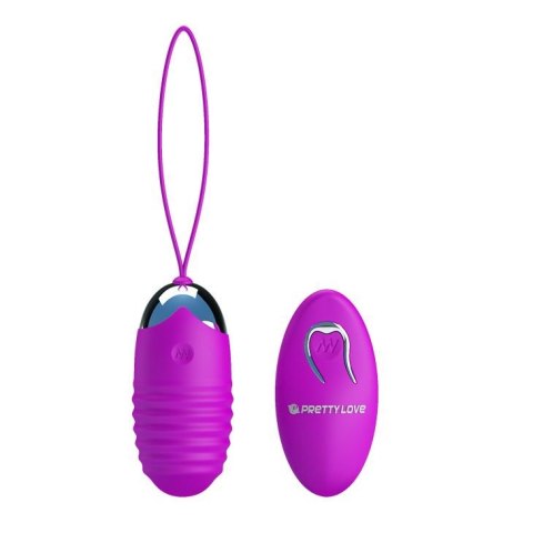 Bezprzewodowe wibrujące jajko Pretty Love Jessica USB 12 funkcji