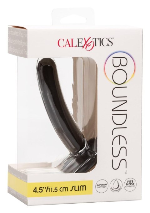 Dildo analne Boundless silikonowe czarne 11.5 cm