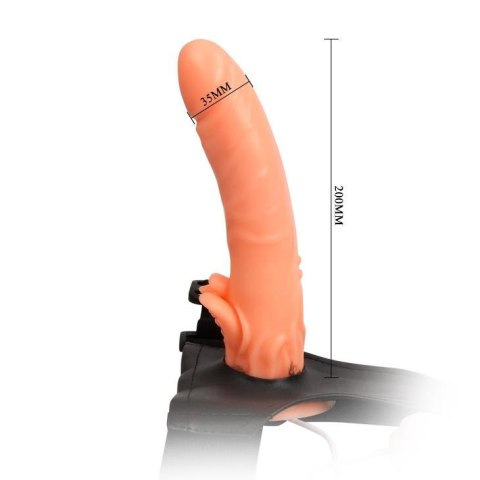 Dildo na pasek wibrujące z obrotem Baile regulowane