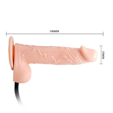 Dildo nadmuchiwane realistyczne Baile cieliste 19 cm