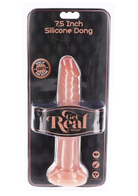 Dildo silikonowe ToyJoy Get Real cieliste 19 cm