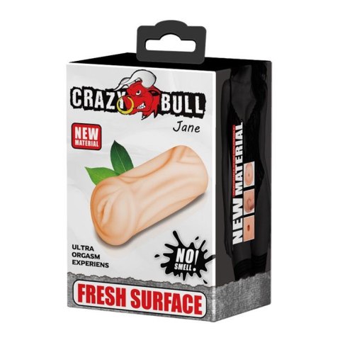 Masturbator kompaktowy realistyczny Crazy Bull Jane wodoodporny 14 cm