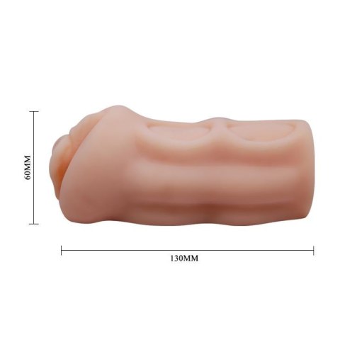 Masturbator kompaktowy realistyczny Crazy Bull Lillian wodoodporny 13 cm