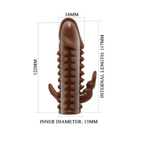Przedłużka żelowa z króliczkiem Baile cielista 12 cm