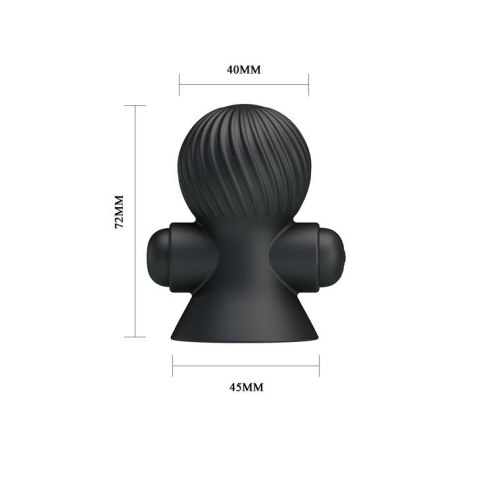 Przyssawki wibrujące na sutki Pretty Love 12 trybów USB wodoodporne