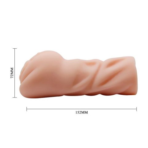 Realistyczny kompaktowy masturbator Mavis Crazy Bull wodoodporny 15 cm