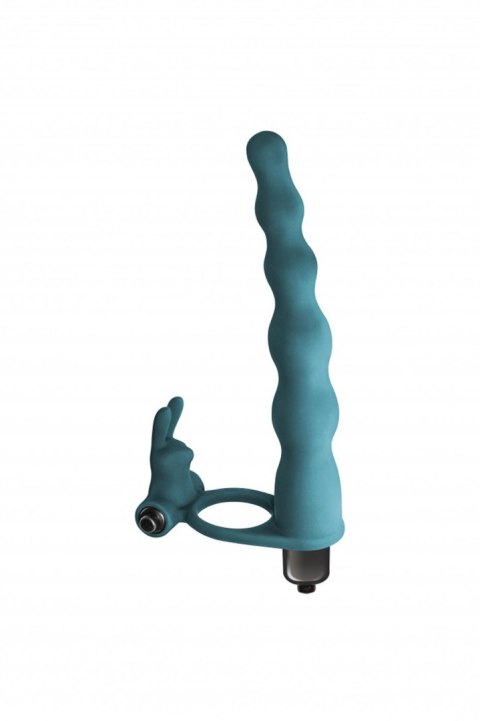 Strap on Pure Passion Jungle Bunny zielony z wibracją