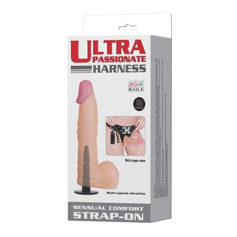 Strapon wibrujący Sensual Comfort Baile regulowany 16,5 cm