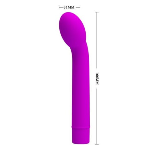 Wibrator punktu G Pretty Love Logan 10 funkcji silikonowy fioletowy