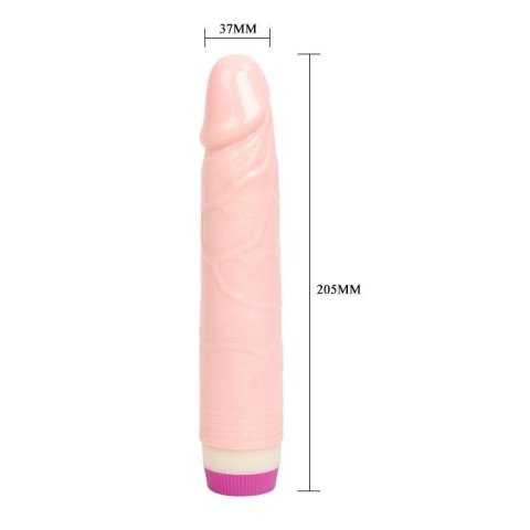 Wibrator realistyczny żelowy Baile miękki rozgrzewający 21 cm