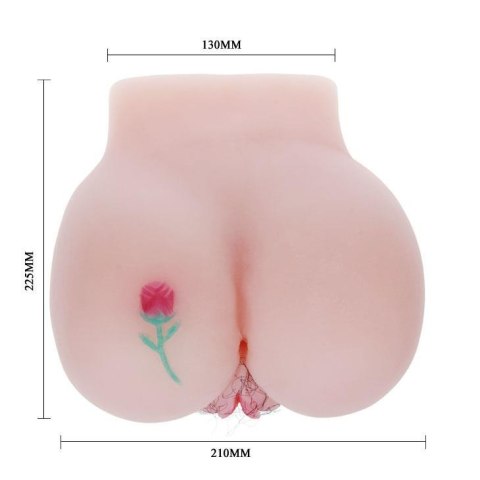 Wibrujący masturbator Baile Princess z pochwą i analem