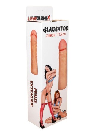 Cielista realistyczna przedłużka na penisa B Series Real 17.5 cm