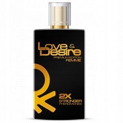 Feromony damskie Love Desire Złoty 100 ml